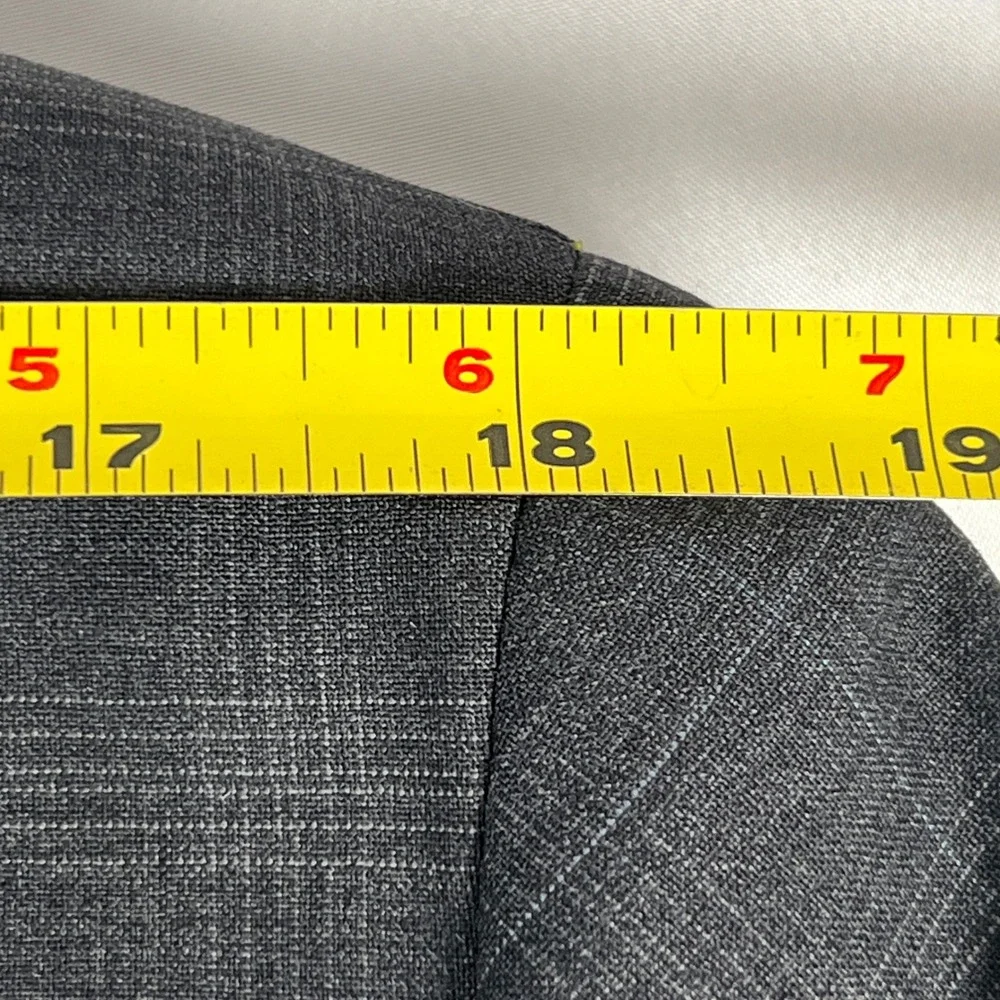 Brooks Brothers 346 Explorer Blazer Mens 41R Grey Fitzgerald Fit Glen Plaid Wool